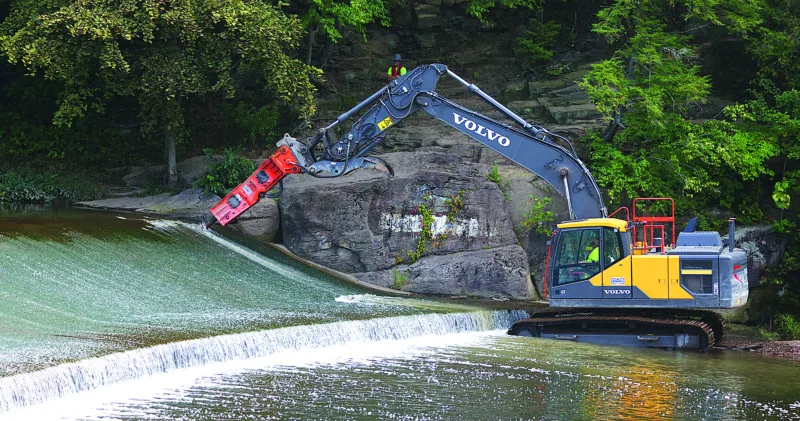PFBC, DCNR begin work to remove Spring Garden Dam